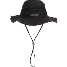 Cotton - Unisex Hats Jacquemus Le bob Artichaut - Black