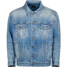 Saint Laurent Oversized denim jacket blue