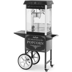 Popcornmaschinen Royal Catering Popcornmaschine Wagen Retro-Design