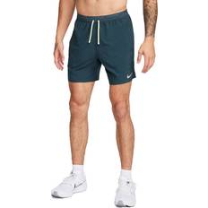 Nike Men's Stride Dri-FIT 7" Brief-Lined Running Shorts in Green, DM4761-328