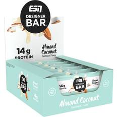 Riegel ESN Designer Bar Box, Mandel-Kokosnuss, 12 14g protein