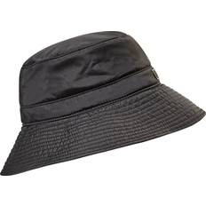 Ganni Recycled Shell Bucket Hat Black