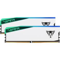 64 GB - DDR5 RAM Memory Patriot Viper Elite RGB White DDR5 6200MHz 2x32GB (PVER564G62C42KW)