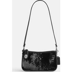 Coach Umhängetaschen Coach Penn Schultertasche mit Pailletten Black one size