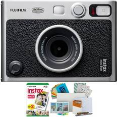 Fujifilm Instant Cameras Fujifilm instax Mini EVO Instant Camera with Instax 20 Exp Photobox Kit White