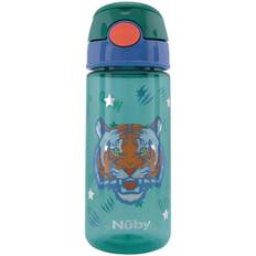 Barn- & babytilbehør Nuby Soft Straw Vannflaske med Glitter Tiger