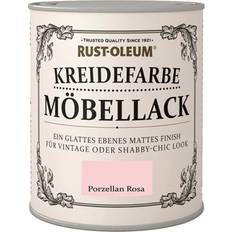 Rust-Oleum Möbellack Kreidefarbe Metallfarbe Porcelain Pink 0.75L