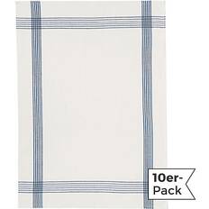 Erwin Müller Erwin Müller Jacquard Halbleinen-Geschirrtuch 10er-Pack Küchenhandtuch Blau (70x50cm)