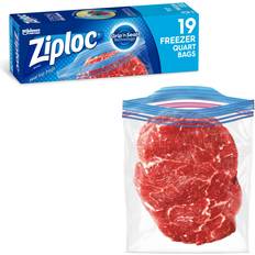 Ziploc 7 Freezer - Clear Plastic Bag & Foil