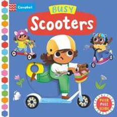 Busy Scooters Bog, Board book, Engelsk (Papbog)