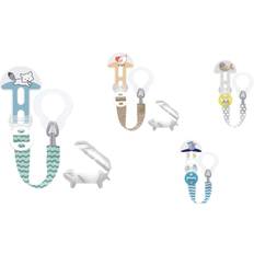 Kunststoff Schnullerketten Mam Clip-It with Length Regulator 6pcs