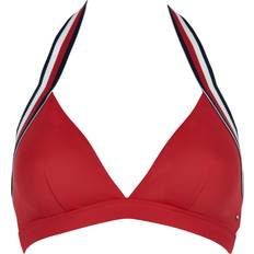 Tommy Hilfiger Dame Bikinioverdeler Tommy Hilfiger Bikini Triangle, Farve: Rød/blå Størrelse: XS, Dame