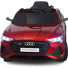 Pixar Cars Electric Vehicles Americas Toys Americas Toys Project Audi Licensed Ride On Car w/ Mp4 Screen Plastic in Red, Size 18.5 H x 23.62 W x 42.52 D in Wayfair Red