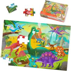 Gulvpuslespill B-toys Giant Jigsaw Floor Puzzle Dino