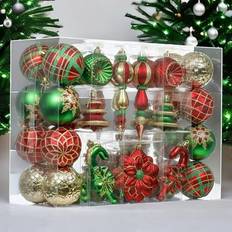 OrnamentallyYou Sensation Mega Holiday Green/Red Christmas Tree Ornament 108