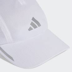 Weiß Accessoires Adidas Herren Mütze Running AEROREADY Four-Panel Mesh Pink