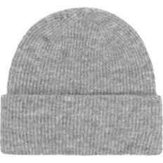 Bluesign /FSC (The Forest Stewardship Council)/Fairtrade/GOTS (Global Organic Textile Standard)/GRS (Global Recycled Standard)/OEKO-TEX/RDS (Responsible Down Standard)/RWS (Responsible Wool Standard) Beanies Samsøe Samsøe Nor Hat 7355 - Grey Mel.