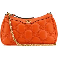 Gucci Umhängetaschen Gucci Orange Leather Handbag