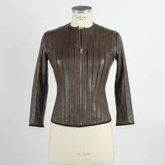 Dame - Skinnjakker Emilio Romanelli Brown Vera Leather Jackets & Women's Coat