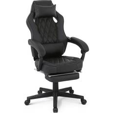 Hanover Commando Ergonomic Gaming Chair in Black and Orange with