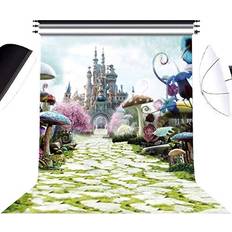 Photo Backgrounds 5x7FT Alice in Wonderland Photo Backdrop Photography Background for Newborn,Baby Shower,Kid's Birthday Party Decorations Supplies Booth Studio Props