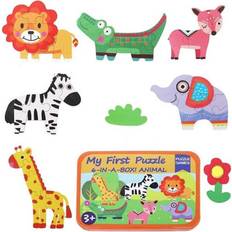 3D-Jigsaw Puzzles Private Label 6-in-a-Box Animal Puzzle Set