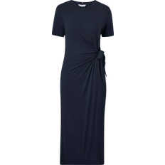 Tommy Hilfiger T-Shirt-Kleid in Midi-Länge mit Knoten-Detail DESERT SKY