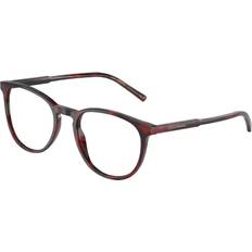 Men - Red Glasses Dolce & Gabbana DG3366 3358 Tortoiseshell Size Free Lenses HSA/FSA Insurance Blue Light Block Available