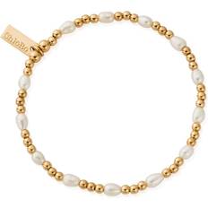 ChloBo Cute Charm Bracelet - Gold/Pearls