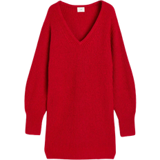 H&M Ribbed Knit Dress - Red