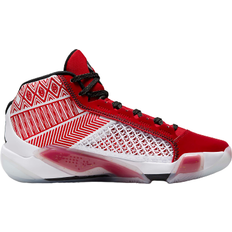 42 Basketballsko Nike Air Jordan XXXVIII M - White/University Red/Metallic Gold/Black