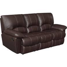 Coaster Home Furnishings Clifford Chocolate Sofa 88" 3 Seater