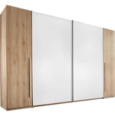 Braun Kleiderschränke Poco Sliding Door White/Brown Kleiderschrank 315x225cm