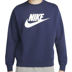 Nike Club Fleece Futura Logo Sweatshirt - Midnight Navy