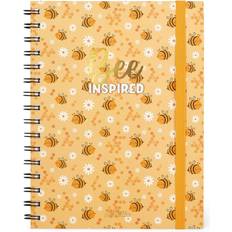 Legami Large Striped Spiralate Notebook A5