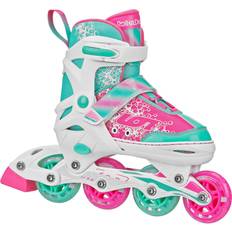 Inlines & Roller Skates Roller Derby Ion 7.2 Adjustable Girls' Inline Skates White/Mint/Pink