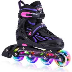 Stryde Lighted Girl's Adjustable Inline Skates – Roller Derby
