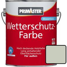 Primaster Wetterschutzfarbe 0765150120 Holzschutzmittel Silver Gray 0.75L