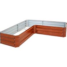  L-Shaped Raised Garden Bed