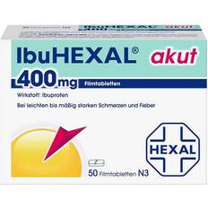 Schmerzen & Fieber Rezeptfreie Arzneimittel IbuHexal akut 400mg 50 Stk. Tablette