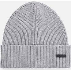 Hugo Boss Women Headgear Hugo Boss Fati Beanie Silver One