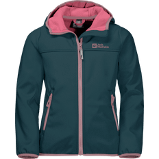 S Shellkleidung Jack Wolfskin Kids Fourwinds Softshell Blue Pink