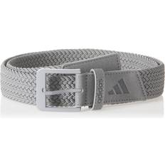 Unisex Belts Adidas Braided Stretch Belt Grey Three