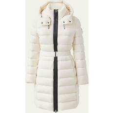 Mackage Ashley Quilted Nylon-Blend Down Coat - Cream