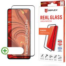 Bildschirmschutz Displex Real Glass für Xiaomi 12S Pro/ 13 Pro, ökologischer Montagerahmen,High-Tech Anti-Fingerprint-Beschichtung,Case Friendly