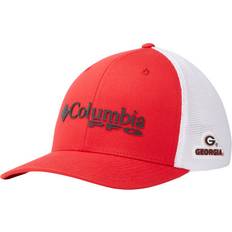 Red Caps Columbia Georgia Bulldogs Pfg Stretch Cap Red/White Red/White