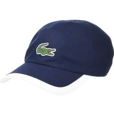 Lacoste White Accessories Lacoste Unisex SPORT Contrast Border Lightweight Cap One Blue One