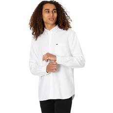 Lacoste White Shirts Lacoste Men's Regular Fit Cotton Oxford Shirt White