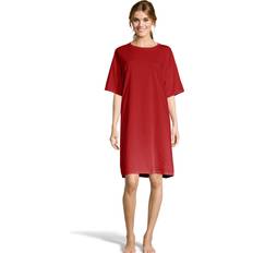 Hanes Red Dresses Hanes Essentials Women T-Shirt Cotton Dress 5660