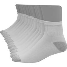 Hanes White Socks Hanes Ultimate Men's Ankle Socks, 12-Pairs White 6-12